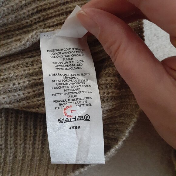 Anthropologie NWT Women's Size S Gray Brown Knit Sweater Cropped Cozy Tank Top - Picture 6 of 11